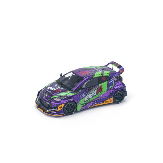 と*と様 1/64 エヴァRT初号機 GOODRIDE GRヤリス[POP RA POPRACE 1/64 トヨタ GR ヤリス エヴァ RT初号機 GOODRIDE