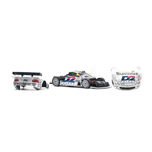 POP RACE 1/64 メルセデスベンツ CLK AMG GTR 1997 FIA GT D2