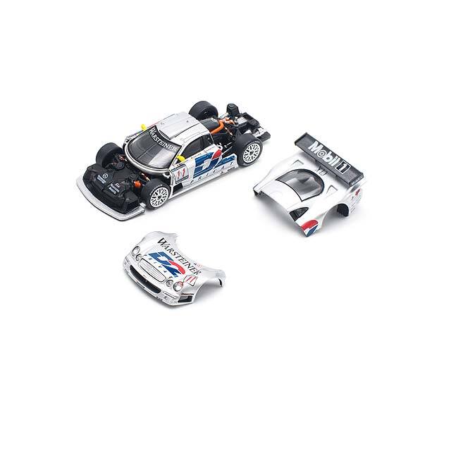 POP RACE 1/64 メルセデスベンツ CLK AMG GTR 1997 FIA GT D2 PRIVAT #11