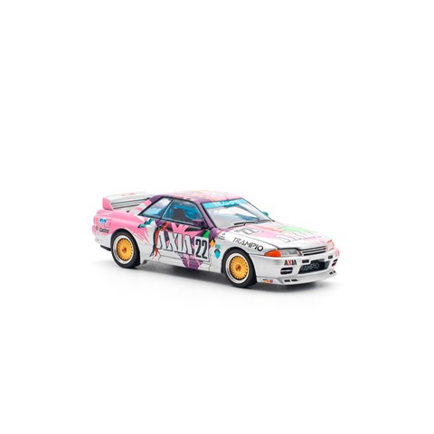 POP RACE 1/64 AXIA 日産 スカイライン GT-R R32 Gr.A JTC #22
