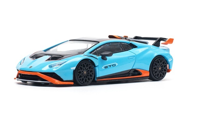 ランボルギーニ POP RACE 1/64 ランボルギーニ ウラカン STO ブルーラウフェイ/アラン