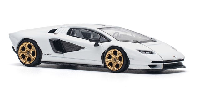 POP RACE 1/64 ランボルギーニ カウンタック LPI 800-4 BIANCO SIDERALE