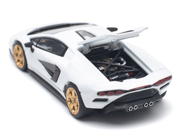 POP RACE 1/64 ランボルギーニ カウンタック LPI 800-4 BIANCO SIDERALE
