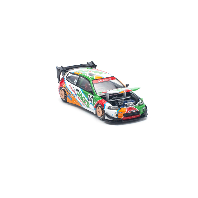 POPRACE パンデム シビック EG6 チェイス POP RACE 1/64 パンデム シビック EG6 v1.5 JACCS