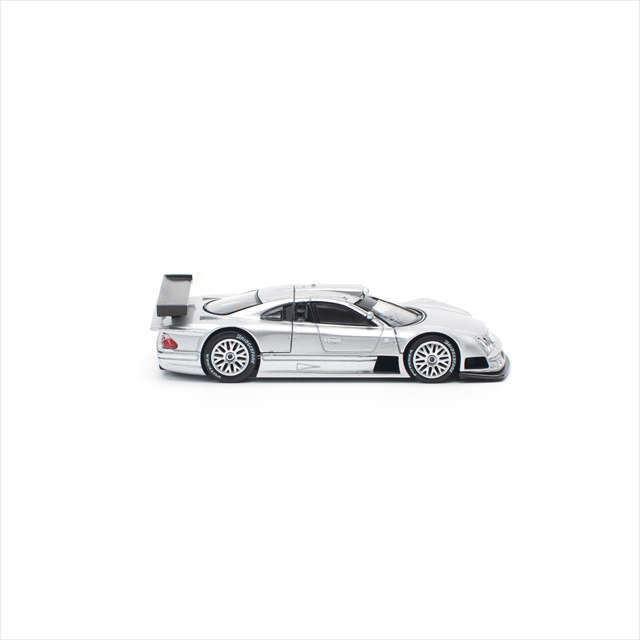 POP RACE 1/64 メルセデスベンツ AMG CLK GTR シルバー