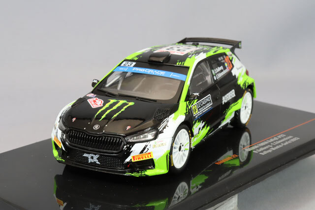 イクソ 1/43 シュコダ ファビア Rally2 2023 モンテカルロラリー #23 O