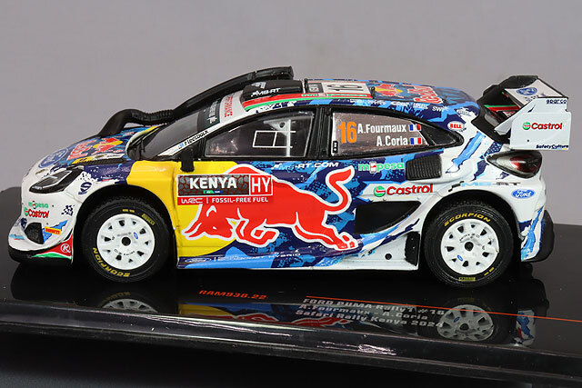 イクソ 1/43 フォード プーマ ラリー1 2024年 サファリラリーケニア