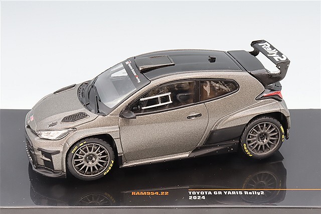 イクソ 1/43 トヨタ GR ヤリス ラリー2 2024 グレーメタリック