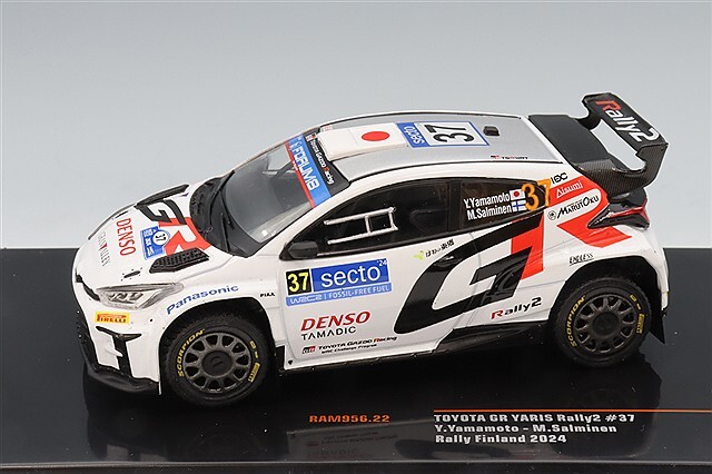 1:18 ixo GR ヤリス Rally2 Hybrid WRC フィンランドラリー 2024 山本