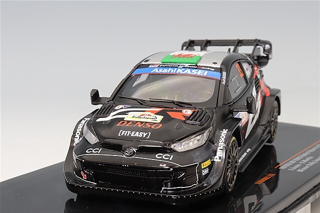 Rally Japan 2024 ミニカー 1/43 iXO スパーク 1/43 トヨタ GR ヤリス ラリー1 ラリージャパン 2024 No.18