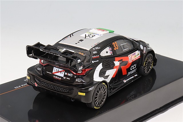 Rally Japan 2024 ミニカー 1/43 iXO スパーク 1/43 トヨタ GR ヤリス ラリー1 ラリージャパン 2024 No.18