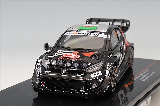 1/43 GR ヤリス 2025年 ラリーモンテカルロ ライトポッド付 #33 イクソ 1/43 トヨタ GR ヤリス ラリー1 2025 ラリー モンテカルロ #33