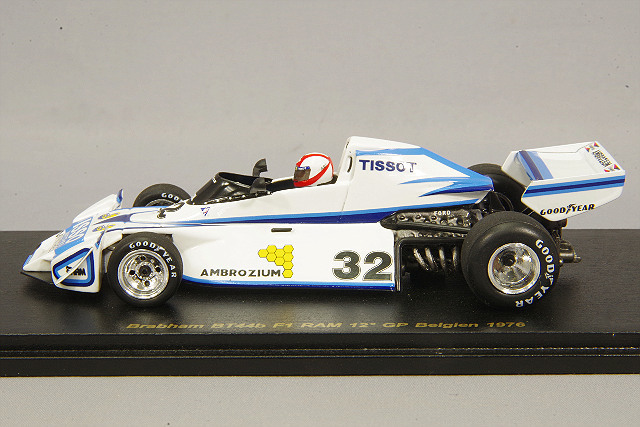 spark、スパーク1/43　ブラバムBT44 Spark S4345 Brabham BT44 #8 Winner Brazil GP 1975 - Carlos