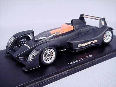 【SALE／55%OFF】 スパーク 1/43 マットブラック 2008 T1 キャパロ レーシングカー
