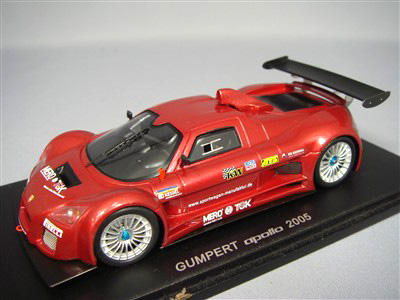 スパークモデル GUMPERT Apollo 2005 Spark model スパーク 1/43 グンペルト アポロ プレゼンテーションカー 2005 レッド