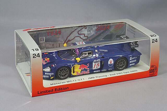 スパーク 1/43 マセラティ MC12 GT1 2005 スパ24H 2位 #15 A