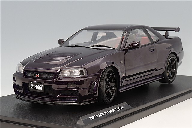 ソリド 1/18 日産 スカイライン GT-R (R34) Z-tune 1999 パープル