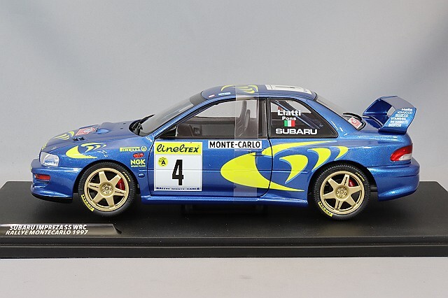 ソリド 1/18 スバル インプレッサ 22B モンテカルロラリー 1997 #4 再入荷