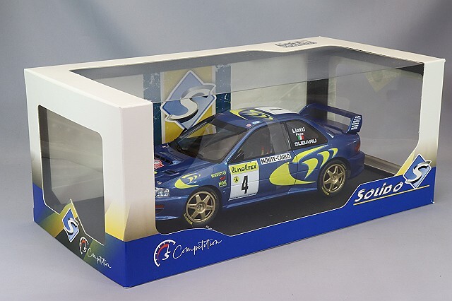 ソリド 1/18 スバル インプレッサ 22B モンテカルロラリー 1997 #4 再入荷