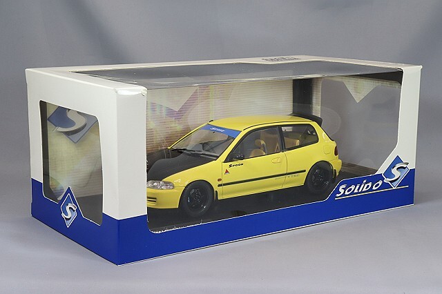 ソリド 1/18 ホンダ シビック EG6 スプーン 1991 (イエロー) 楽天市場】ソリド 1/18 ホンダ シビック EG6 SiR II スプーン 1991