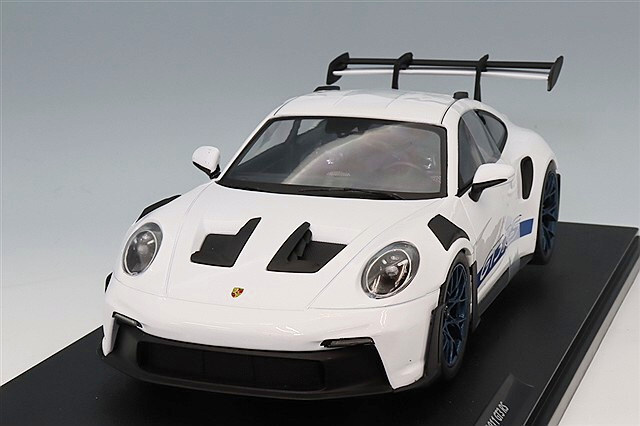 ソリド 1/18 ポルシェ 911 992 GT3 RS 2024 ホワイト/ブルー