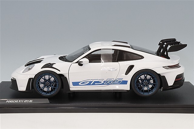ソリド 1/18 ポルシェ 911 992 GT3 RS 2024 ホワイト/ブルー