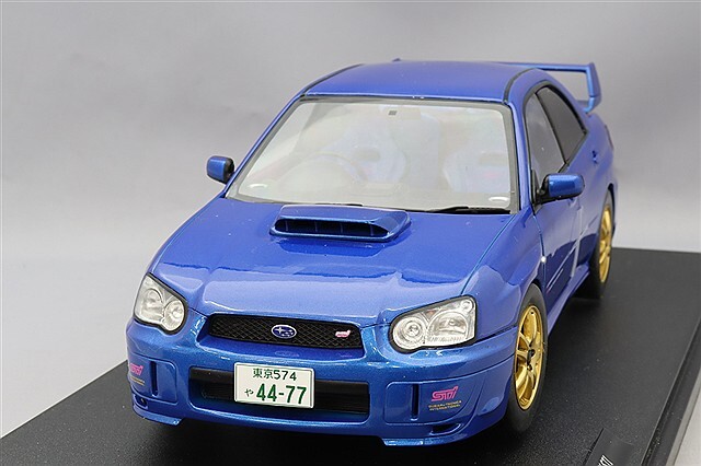 ソリド 1/18 スバル インプレッサ WRX STI 2003 ブルー