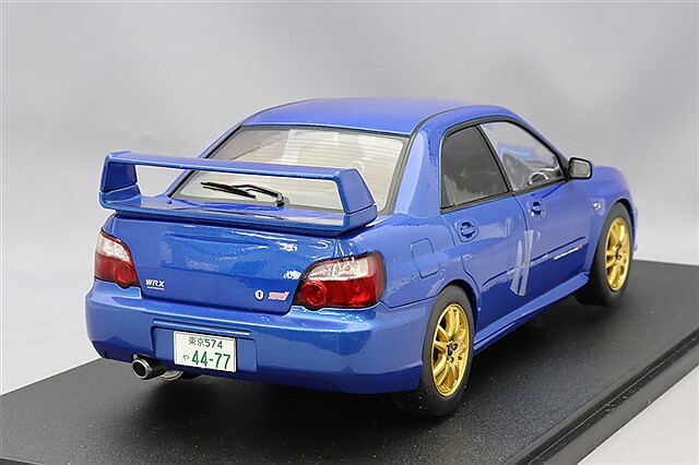 ソリド 1/18 スバル インプレッサ WRX STI 2003 ブルー
