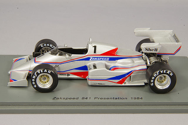 スパーク1/43 AGS JH22 &ザクスピード841プレゼンテーション スパーク 1/43 ザクスピード 841 1984 F1 プレゼンテーション