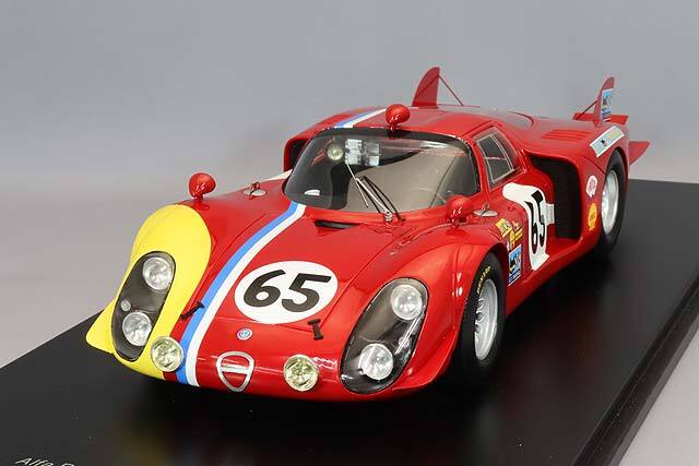 スパーク 1/18 アルファロメオ 33/2 1968 ルマン24H #65 S.Trosch/K.v.