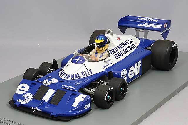 スパーク 1/18 ティレル P34 F1 1977 イタリアGP 6位 #3 R.ピーターソン