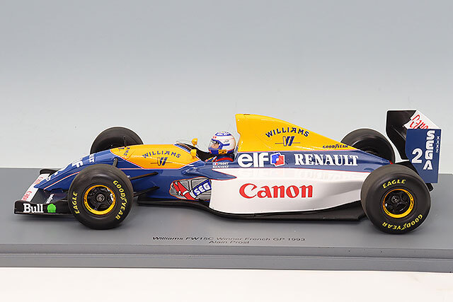 スパーク 1/18 ウィリアムズ FW15C F1 1993 フランスGP ウィナー A