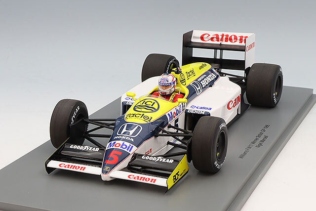 スパーク 1/18 ウィリアムズ FW11 F1 1986 イギリスGP ウィナー #5 N