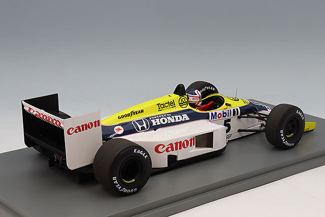スパーク 1/18 ウィリアムズ FW11 F1 1986 イギリスGP ウィナー #5 N