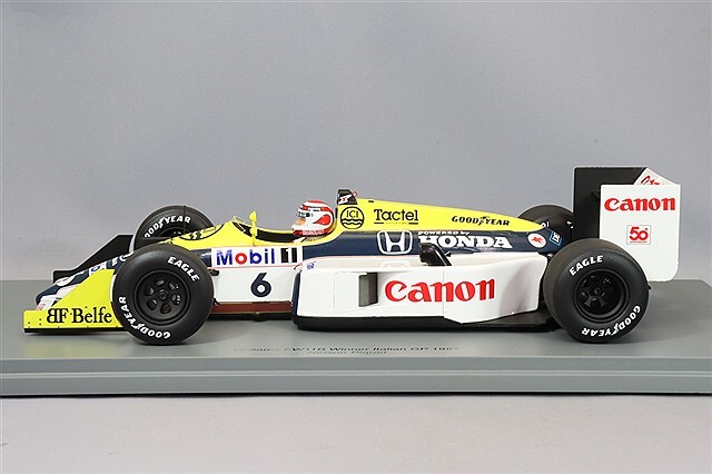 スパーク 1/18 ウィリアムズ FW11B 1987 F1 イタリアGP ウィナー