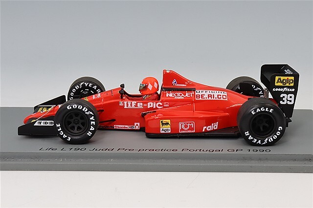 スパーク 1/43 ライフ L190 ジャッド 1990 F1 ポルトガルGP プレ