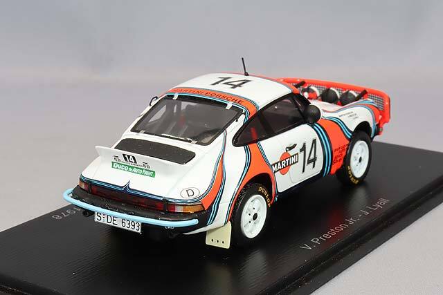 スパーク 1/43 ポルシェ 911 SC 3.0 1978 サファリ ラリー 2位 #14 V