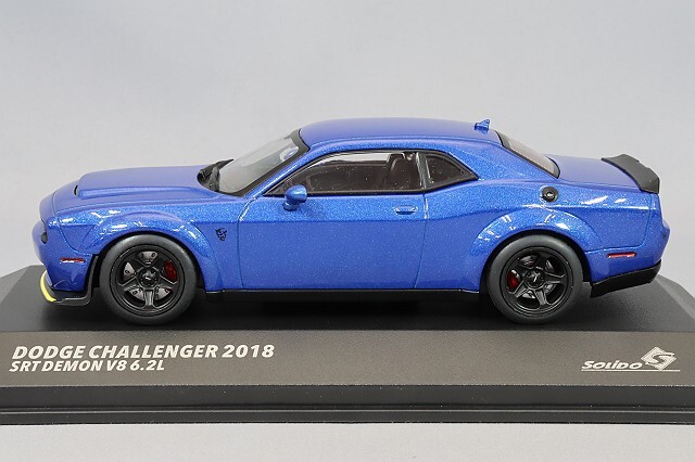 ソリド 1/43 ダッジ チャレンジャー SRT デーモン 2018 ブルー