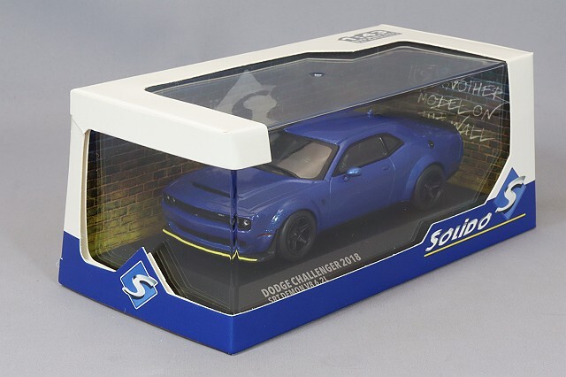 ソリド 1/43 ダッジ チャレンジャー SRT デーモン 2018 ブルー