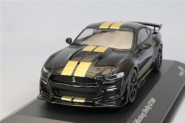 ソリド 1/43 シェルビー マスタング GT500 2020 ブラック/ゴールド