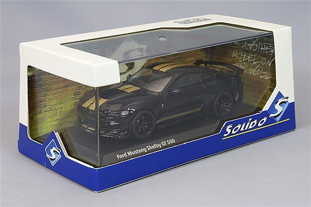 ソリド 1/43 シェルビー マスタング GT500 2020 ブラック/ゴールド
