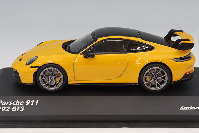 ソリド 1/43 ポルシェ 911 (992) GT3 2023 イエロー