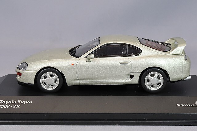 ソリド 1/43 トヨタ スープラ Mk.4 JZA80 2002 シルバー