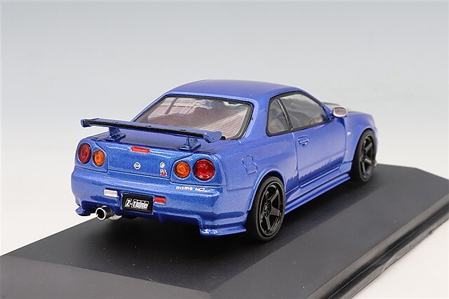 ソリド 1/43 日産 スカイライン GT-R (R34) Z-tune 1999 ブルー