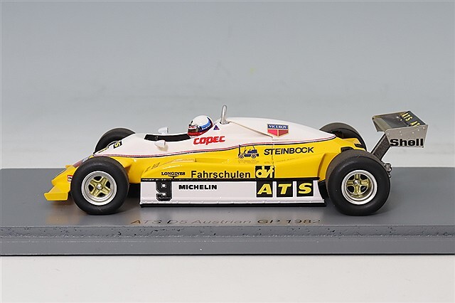 スパーク 1/43 ATS D5 1982 F1 オーストラリアGP #9 M.ヴィンケルホック