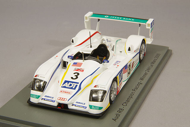 スパーク 1/43 アウディ R8 2005 ルマン24H ウィナー #3 M.ワーナー