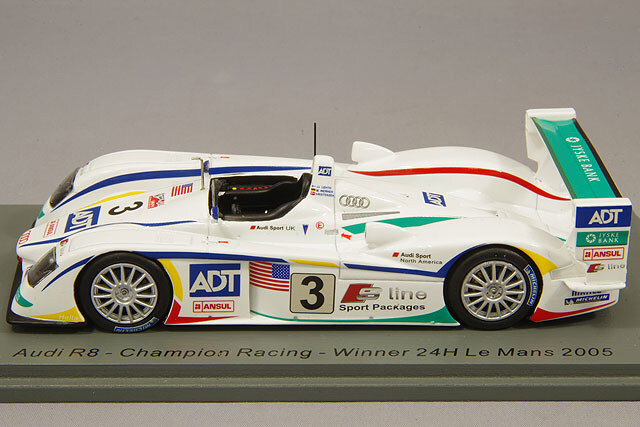 スパーク 1/43 アウディ R8 2005 ルマン24H ウィナー #3 M