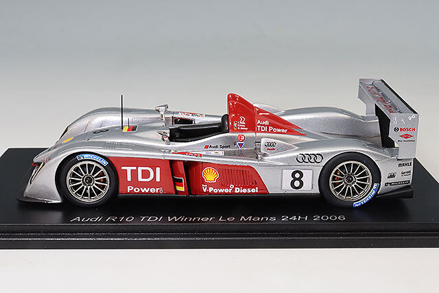 スパーク 1/43 アウディ R10 TDI 2006 ルマン24時間 ウィナー #8 F