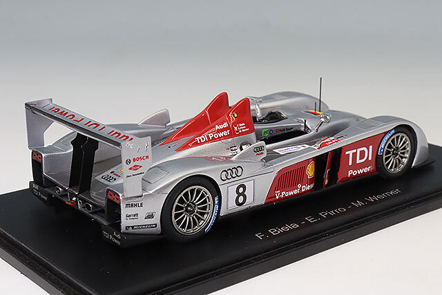 スパーク 1/43 アウディ R10 TDI 2006 ルマン24時間 ウィナー #8 F