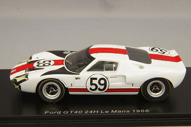 スパーク 1/43 フォード GT40 1966 ルマン24H #59 S.スコット/P.レブソン